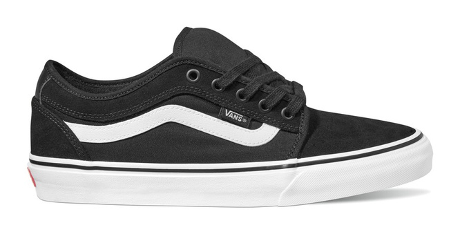 Vans Chukka Low Sidestripe (Black / White)