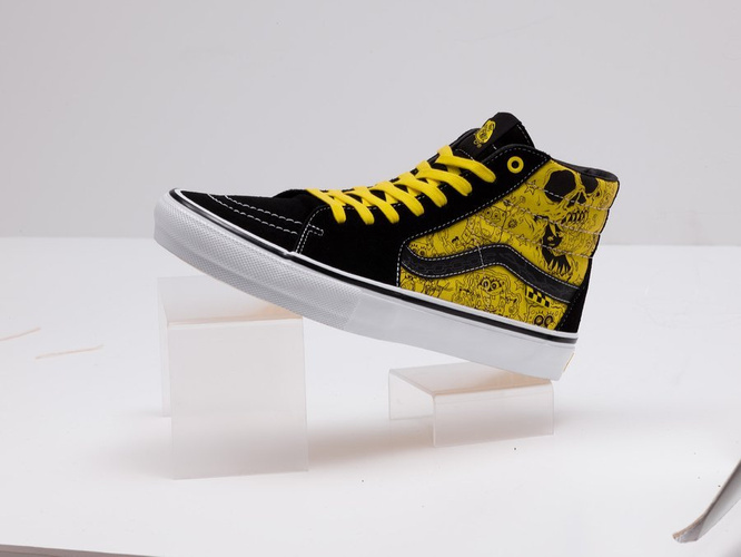 Vans Skate x Spongebob Sk8-Hi (Black / Yellow / White)