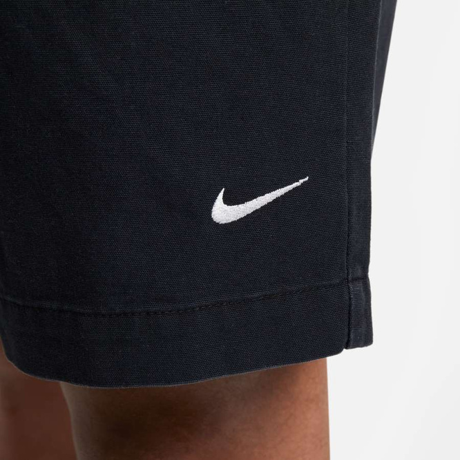 Nike Life Pleated Chino Shorts (Black/White)