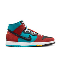 Nike SB Dunk High Decon (Turquoise Blue / Black / Rugged Orange)