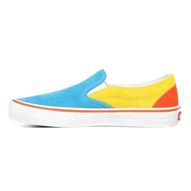 Vans x The Simpsons Slip-On Pro (Blue / Yellow / Red)