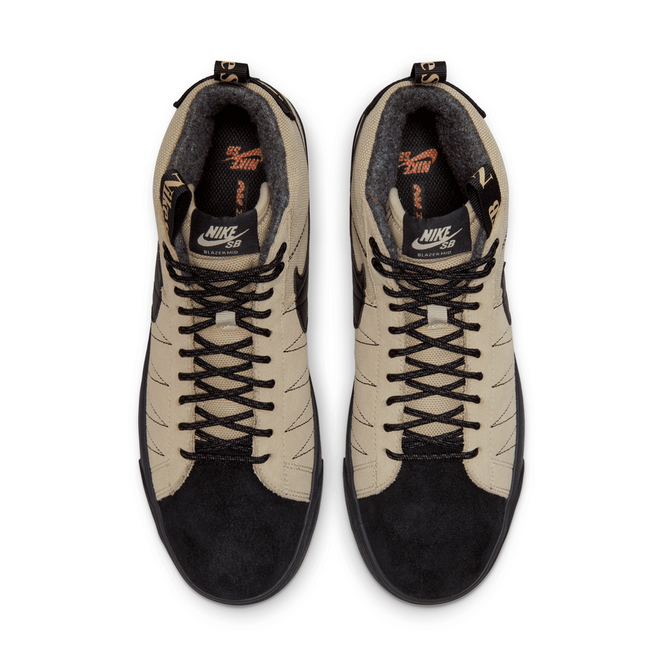 Nike SB Zoom Blazer Mid Premium (Rattan / Black / Safety Orange)