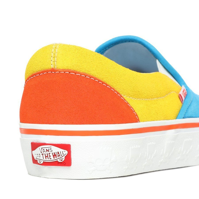 Vans x The Simpsons Slip-On Pro (Blue / Yellow / Red)