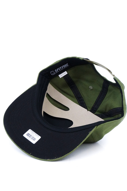 Spitfire Bighead Fill Snapback (Olive / Red)