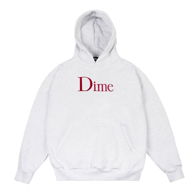 Dime Classic Logo Hoodie (Ash)