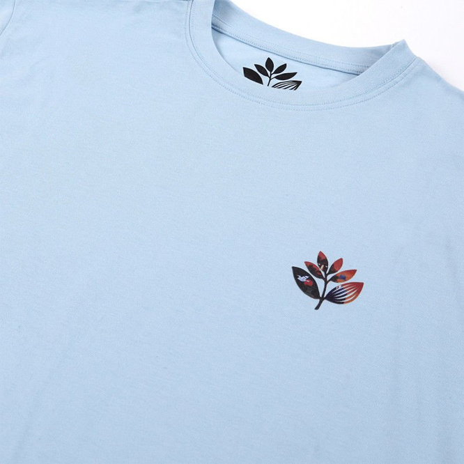 Magenta Surreal Plant Tee (Light Blue)