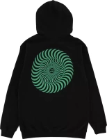Spitfire Classic Swirl Hoodie (Black / Glow)