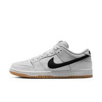 Nike SB Dunk Low Pro ISO (White / Black / Gum Light Brown)