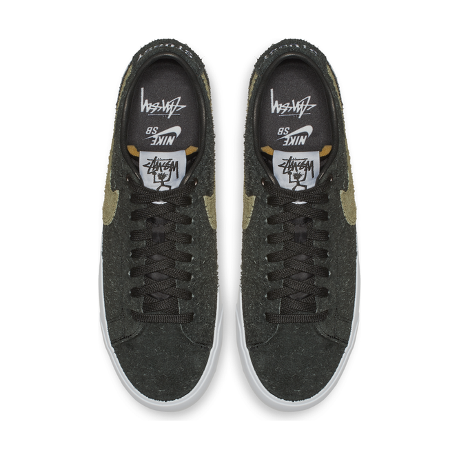 Buty Nike SB X Stussy Blazer Lw QS (Black / Palm Green)