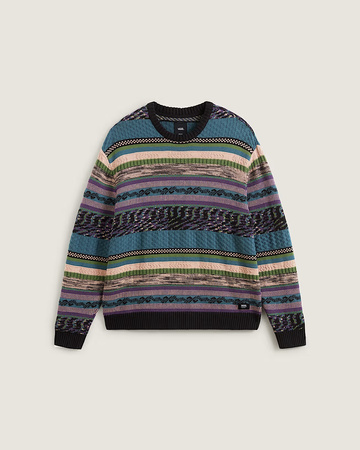 Vans Boyer Crew Sweater (Black / Stargazer)