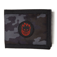 Spitfire Bighead Bi-Fold Wallet (Black Camo)
