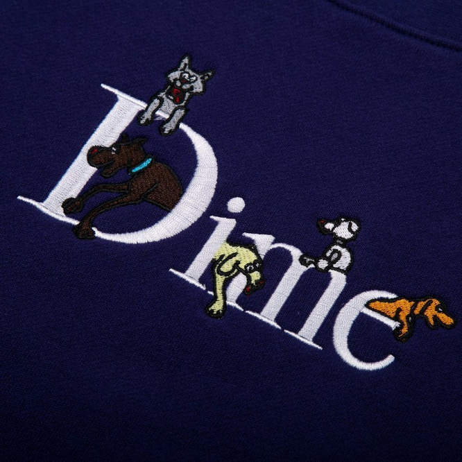 Dime Dog Classic Logo Crewneck (Navy)