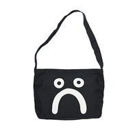 POLAR SKATE CO. BAG HAPPY SAD TOTE BAG (BLACK)