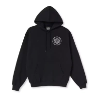 The National Skateboard Co. x Gray Area Double Logo Hoodie (Black)