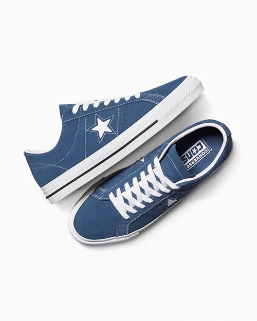 CONS One Star Pro Suede (Slacker Blue / Black / White)