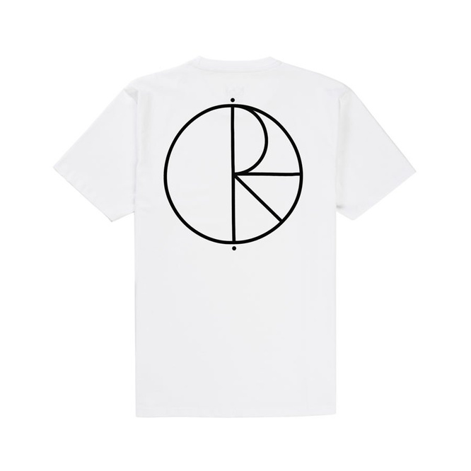 KOSZULKA POLAR SKATE CO. STROKE LOGO TEE (WHITE/BLACK)