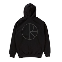 BLUZA Z KAPTUREM POLAR SKATE CO. HALF ZIP HOOD (BLACK)