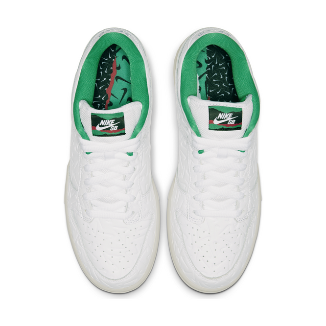 Nike SB x Ben-G Dunk Low OG Shoes (White / Lucid Green / Sail)