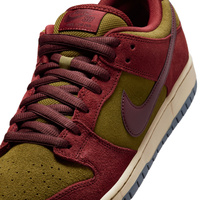 Nike SB Dunk Low Pro (Dark Team Red / Burgundy Crush / Olive Flak)