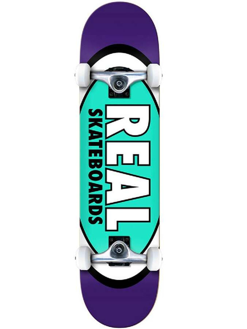 Kompletna deskorolka Real Skateboards Classic Oval (Purple / Blue) 8.0"