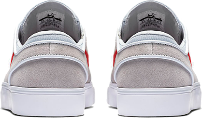 Nike SB Zoom Stefan Janoski shoes (Pure Platinum / University Red)
