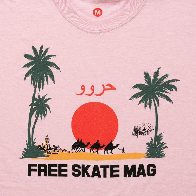 Free Skate Mag Marrakech T-Shirt (Pink)