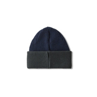 Polar Skate Co. Cap Double Fold Merino Beanie (Navy/Grey)