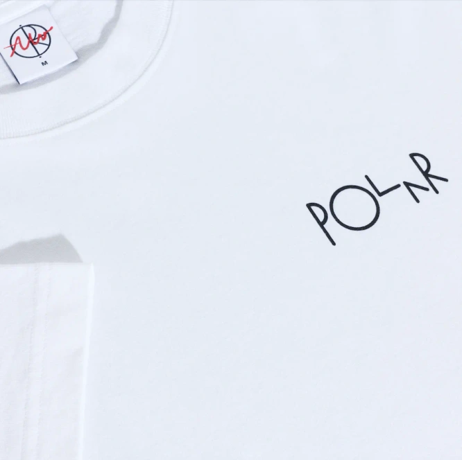 Polar Skate Co. BMX Dreams Fill Logo Tee (White)
