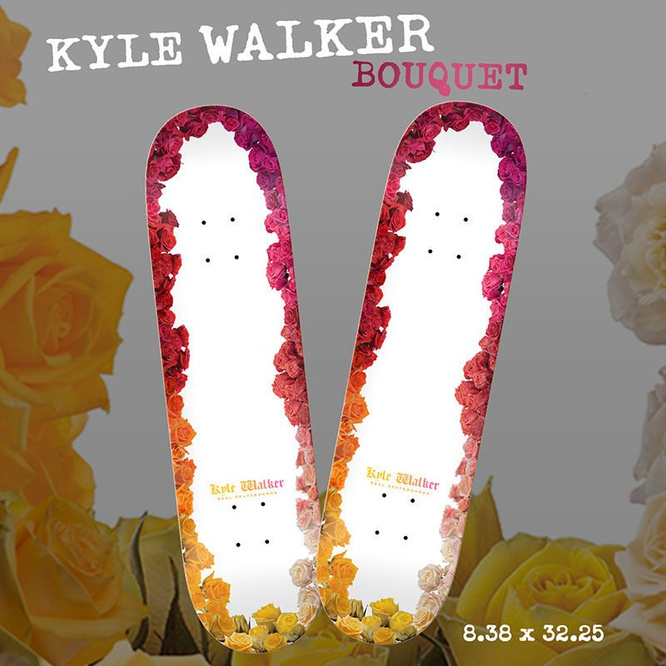 REAL SKATEBOARDS KYLE BOUQUET 8.38" x 32.25"