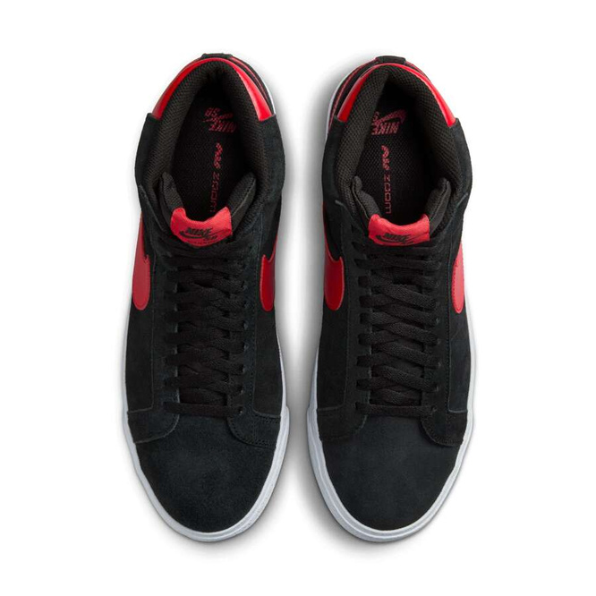 Nike SB Zoom Blazer Mid (Black / University Red / Black / White)