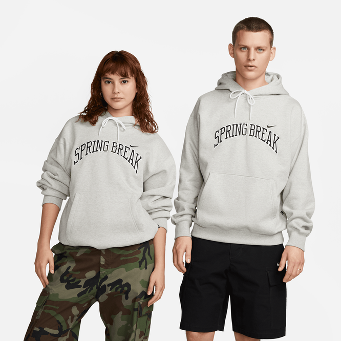 Nike SB Spring Break Skate Hoodie (Grey Heather)