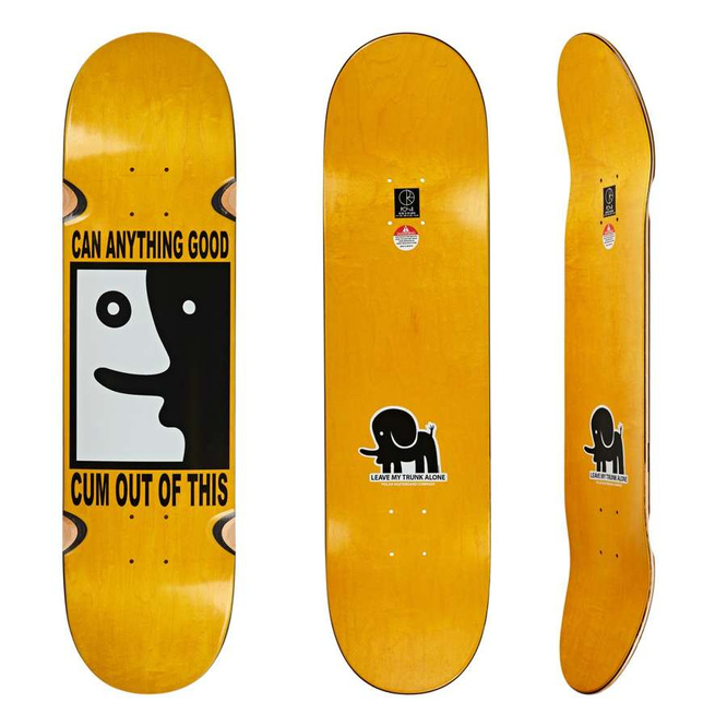 Polar Skate Co. board Team Model Leave My Trunk Alone (WHEEL WELLS) 8.25"