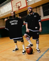 Converse CONS x Quartersnacks Warm Up Top (Black)