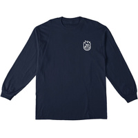 Spitfire x Quartersnacks Quarter Classic Long Sleeve Tee (Navy)