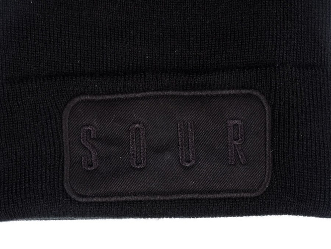SOUR SKATEBOARDS PRINTER BEANIE (BLACK)
