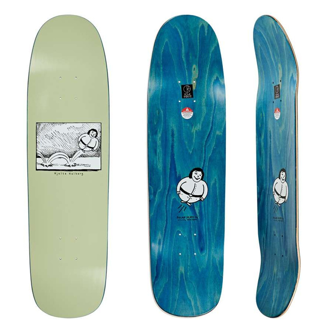 Polar Skate Co. board Hjalte Halberg Bounce (Light Green) (P9 Special Shape)