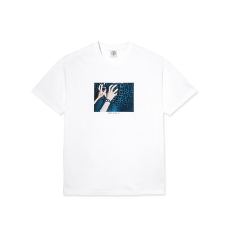 Polar Skate Co. Caged Hands Tee (White)