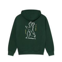 Polar Skate Co. Dual Living Dave Hoodie (Dark Green)