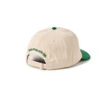 Polar Skate Co. Stroke Logo Sai Cap (Ecru / Green)