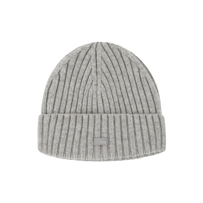 Dime Cashmere Fold Beanie (Light Gray)