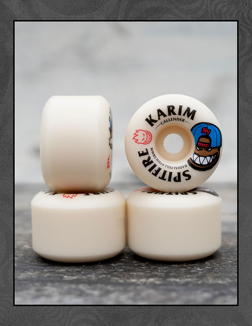 Spitfire Wheels Formula Four Karim Burn Squad Radial Full 97DU 58 mm
