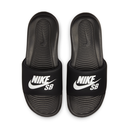 Nike SB Victori One Slide (Black / White)