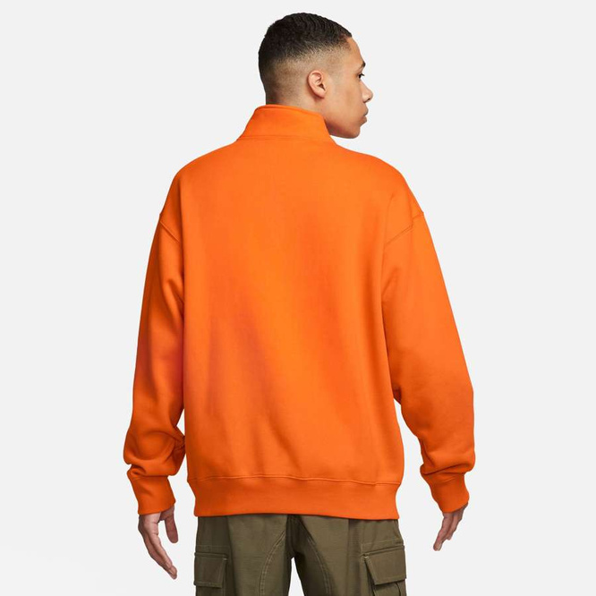 Nike SB Y2K 1/4-Zip Fleece Skate Pullover (Safty Orange)