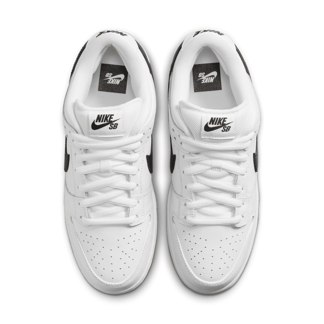 Nike SB Dunk Low Pro ISO (White / Black / Gum Light Brown)