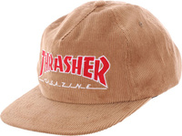 CZAPKA THRASHER MAGAZINE LOGO CORDUROY SNAPBACK (GOLD)