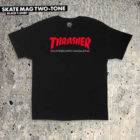 KOSZULKA THRASHER TWO TONE SKATE MAG LOGO (BLACK)