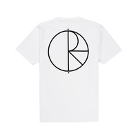 KOSZULKA POLAR SKATE CO. STROKE LOGO TEE (WHITE/BLACK)