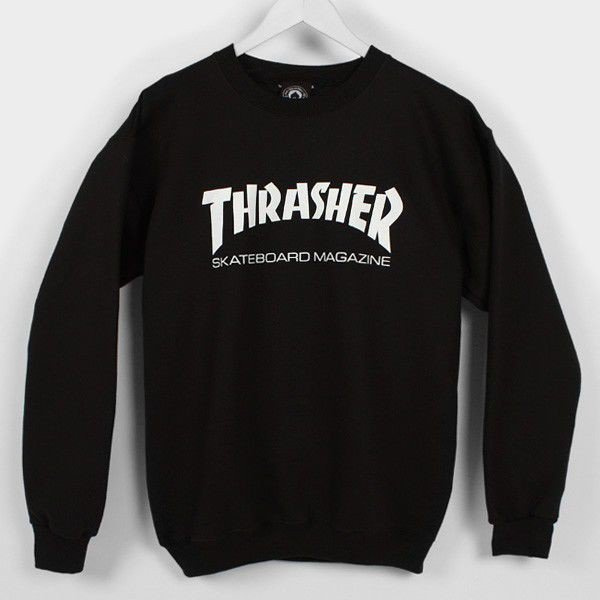 Bluza Thrasher Skate Mag Crew Black