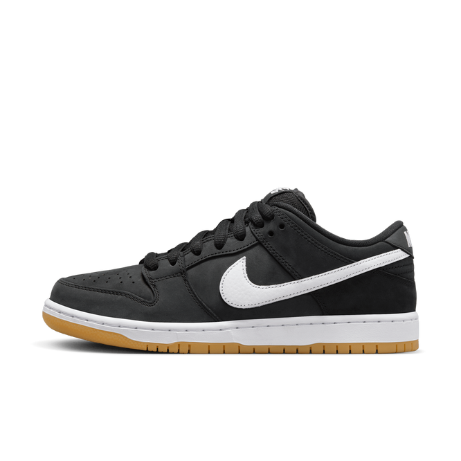 Nike SB Dunk Low Pro ISO (Black / White / Gum Light Brown)