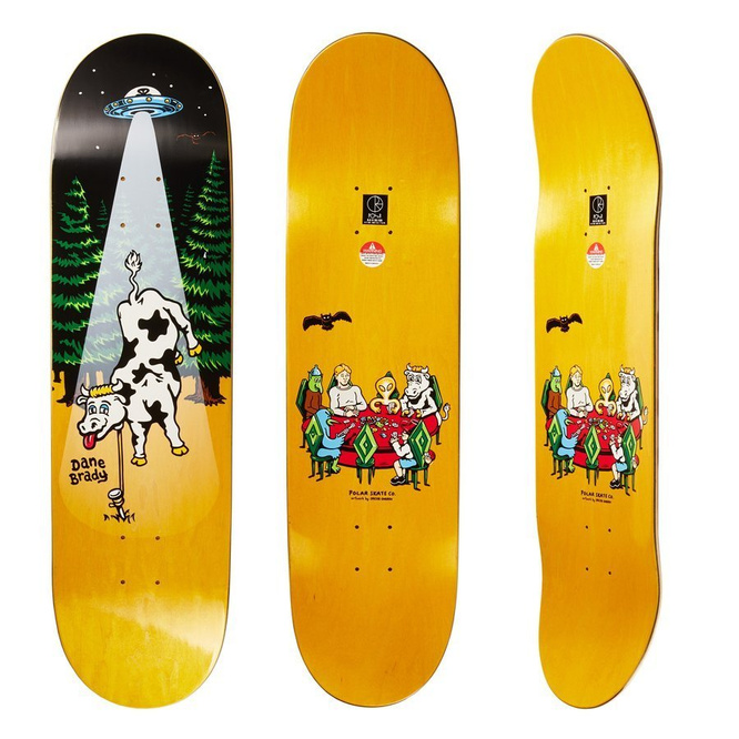 Polar Skate Co. board Dane Brady Poker Night 8.25" / 8.5"